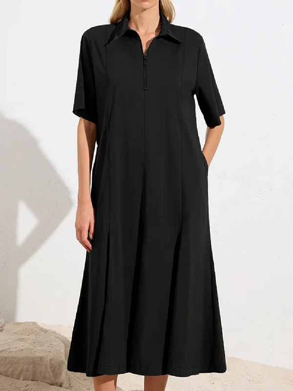 MELA PURDIE ZIP TRUNK DRESS