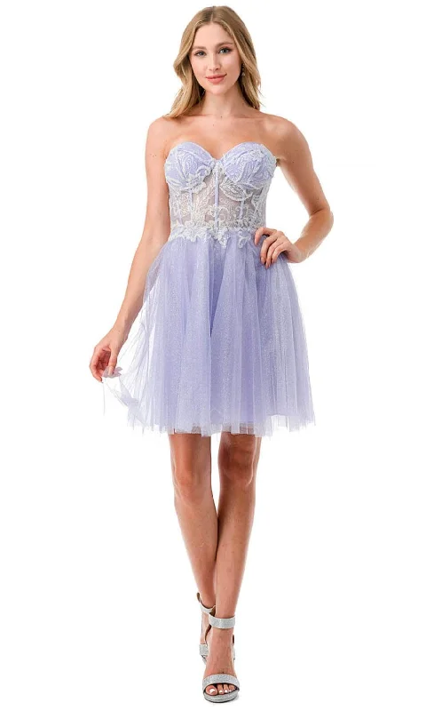 Trevi Collection S2745B - Strapless Cocktail Dress