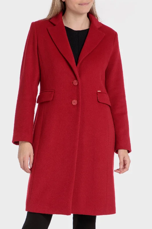 Long coat Denim Leather Suede