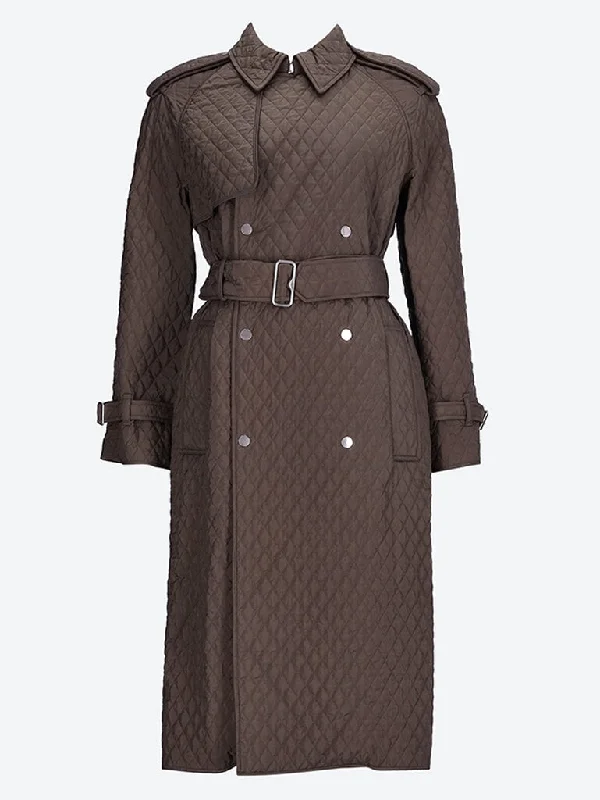 Belted coat Tweed Herringbone Houndstooth