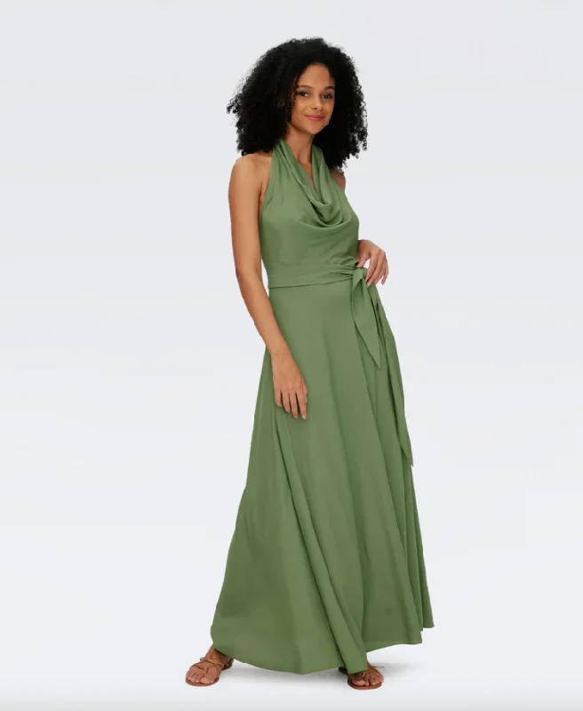 McKibbin Dress Military Green - Diane Von Furstenberg