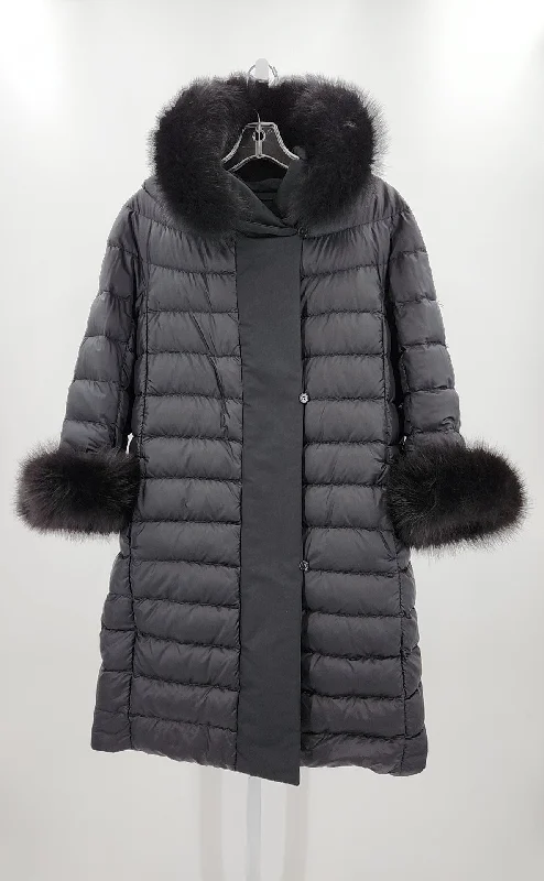 S Max Mara Coats (Pre-owned) Cuffed Rolled Raglan