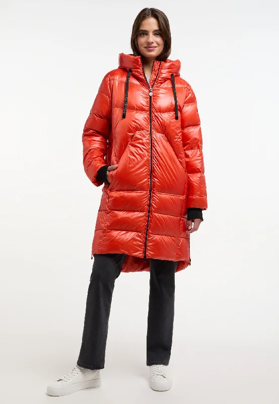 FRIEDA & FREDDIES ORANGE THERMOLITE COAT Three-Quarter Sleeve Elbow Sleeve Wrist Sleeve