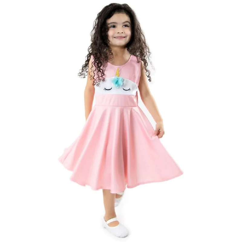 Unicorn Pink Twirl Dress Size Small