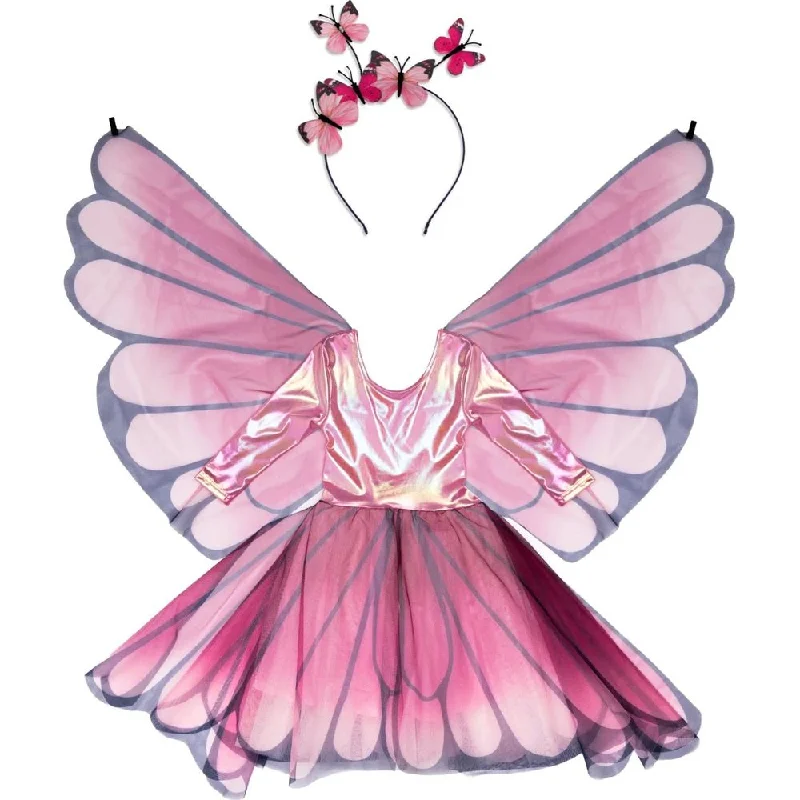 Butterfly twirl dress with wings 3/4