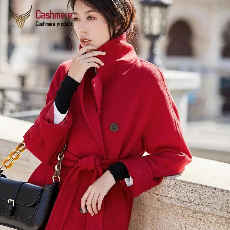 Winter Long Wool Coat Women Autumn Camel Classic Double Breasted Wool Coat 2XL S4180616 Square Neck One-Shoulder Off-the-Shoulder Winter Long Wool Coat Women Autumn Camel Classic Double Breasted Wool Coat 2XL S4180616 Square Neck One-Shoulder Off-the-Shoulder