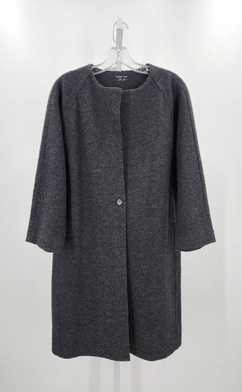 Evam Eva Coats (Pre-owned) Pleated Ruffled tiered