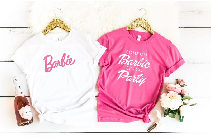 Barbie Bachelorette Party Shirts-Bach Bride Zippered Buttoned Snapped