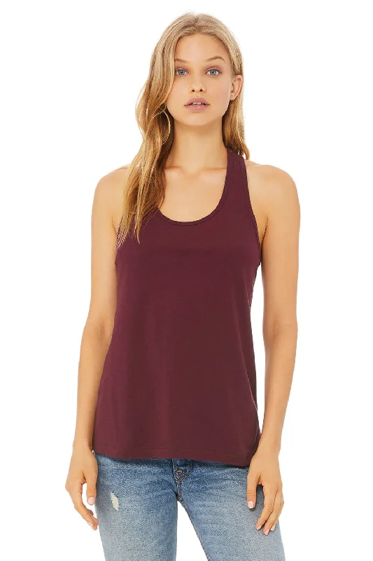 Bella + Canvas Womens Jersey Tank Top - Maroon sage tank top