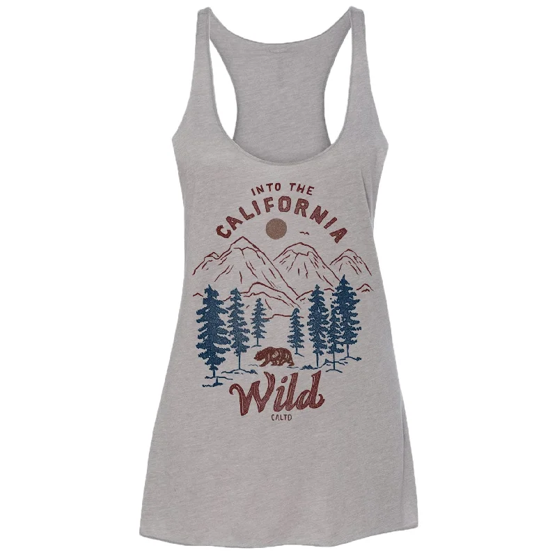 California Into the Wild Racerback Tank open back tank