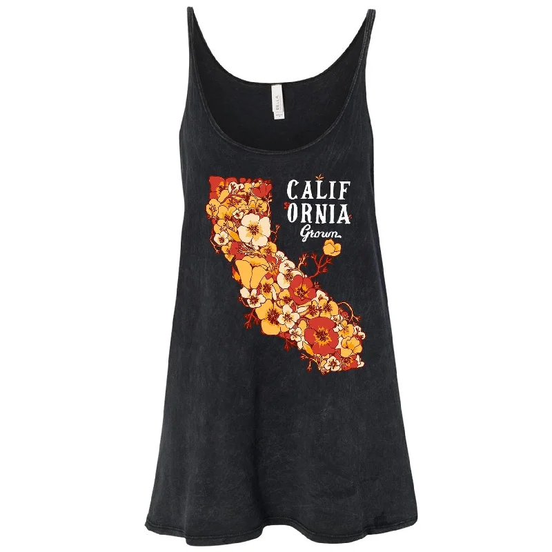 California Grown mineral wash tank sexy tank top