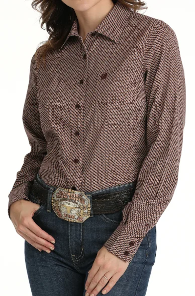 Cinch Women's Mulberry Geo Print Button Long Sleeve Western Shirt MSW9164225 Striped Floral Plaid Cinch Women's Mulberry Geo Print Button Long Sleeve Western Shirt MSW9164225 Striped Floral Plaid