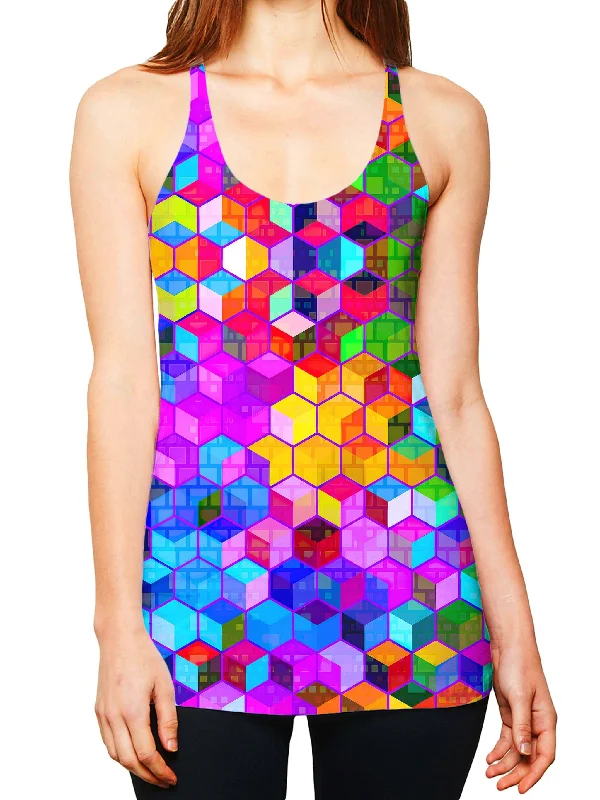 Cubism Women's Tank stretchy tank top