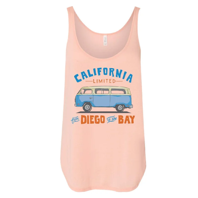 Diego to the Bay Side Slite Tank cropped tank top