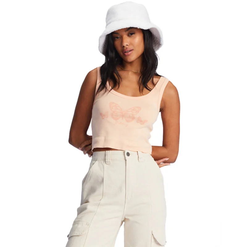 Feel It All Graphic Tank Top lace back tank