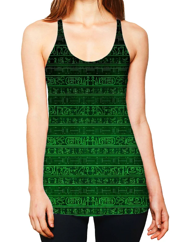 Green Glyphs Women's Tank fashionable tank top