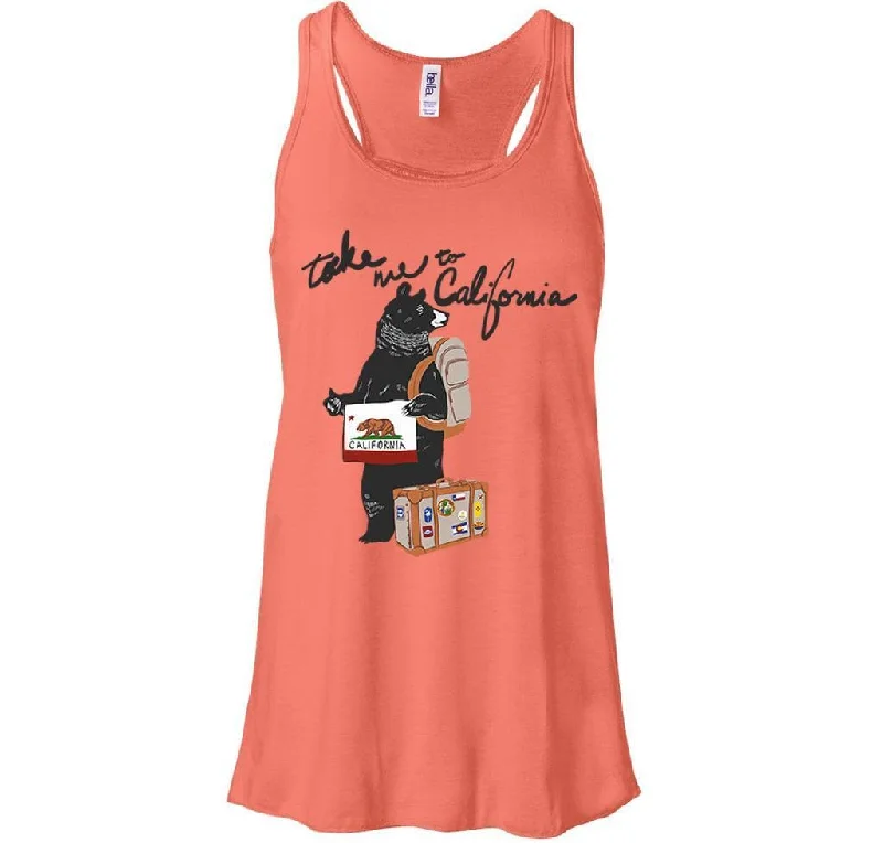 Hitchhiker Racerback Tank modal blend tank