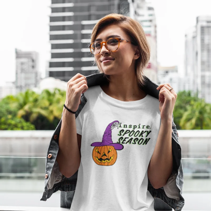 inspire Spooky Season Short-Sleeve Unisex T-Shirt Oversized T-Shirt Spandex breathable inspire Spooky Season Short-Sleeve Unisex T-Shirt Oversized T-Shirt Spandex breathable