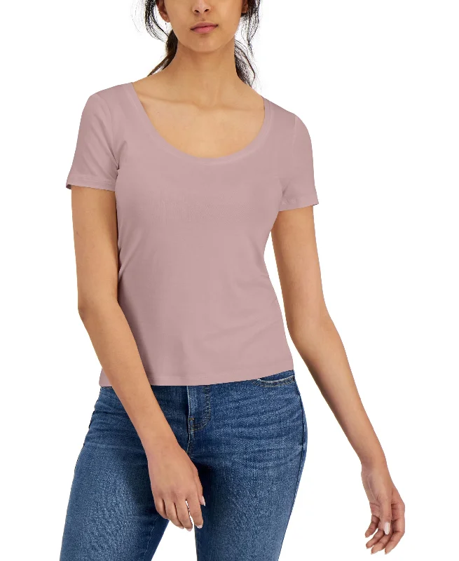 International Concepts Womens Scoop Neck T-Shirt Lace Blend Ribbed Blend Corduroy Blend International Concepts Womens Scoop Neck T-Shirt Lace Blend Ribbed Blend Corduroy Blend