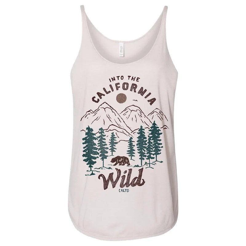 California Into the Wild Flowy Tank tie dye tank