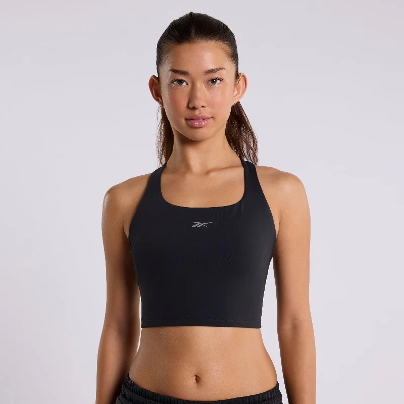 Lux Tank Black spandex blend tank