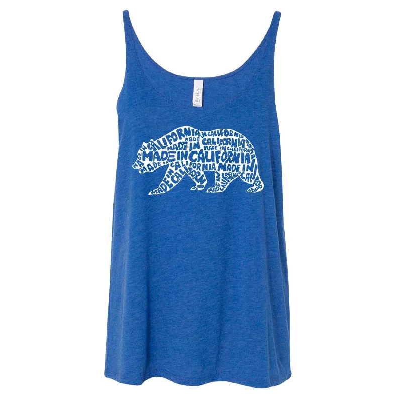 Made In California Bear Flowy Tank modal blend tank