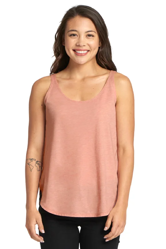 Next Level Womens Festival Tank Top - Desert Pink crossback tank top
