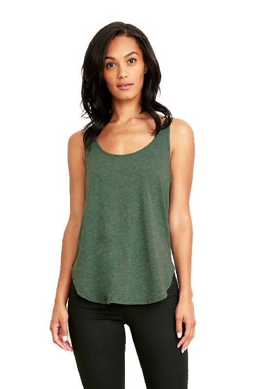 Next Level Womens Festival Tank Top - Royal Pine Green cotton tank top