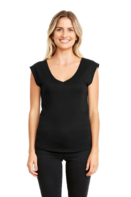 Next Level Womens Festival Tank Top - Black - Closeout flexible tank top
