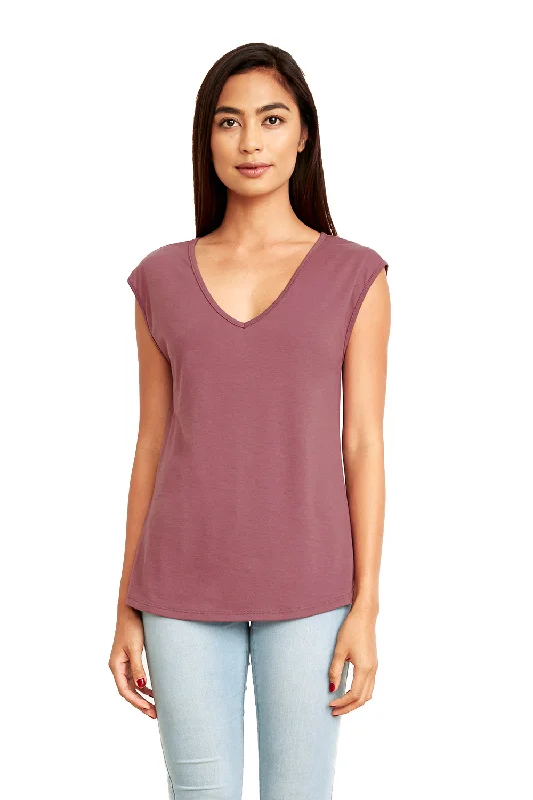 Next Level Womens Festival Tank Top - Smoked Paprika Red - Closeout soft tank top