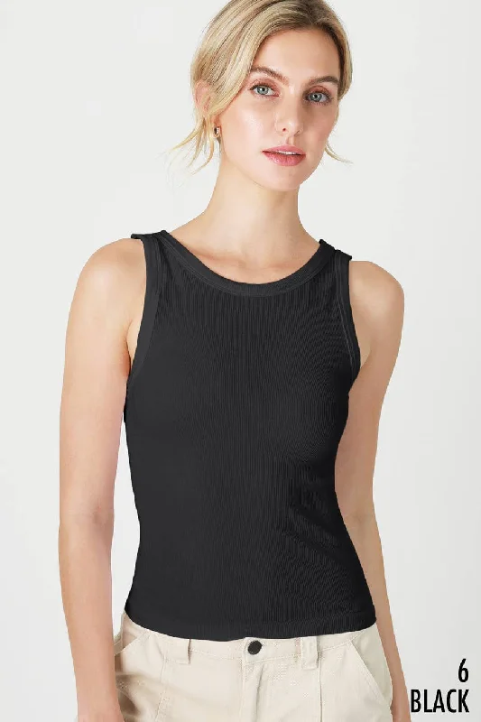 Nikibiki Reversible Ribbed Tank Top athletic tank top
