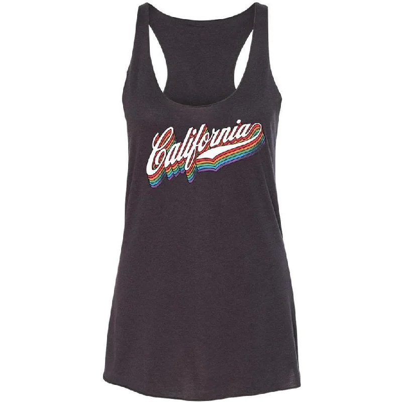 California Rainbow Tank summer tank top