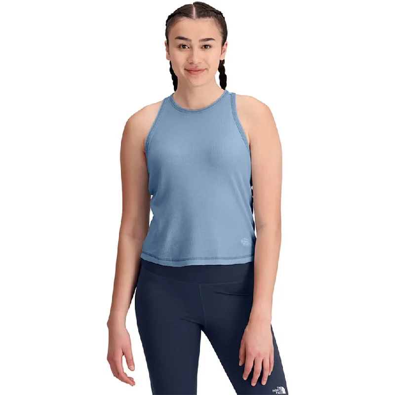 The North Face Women's Sunpeak Waffle Tank - Past Season silver tank top
