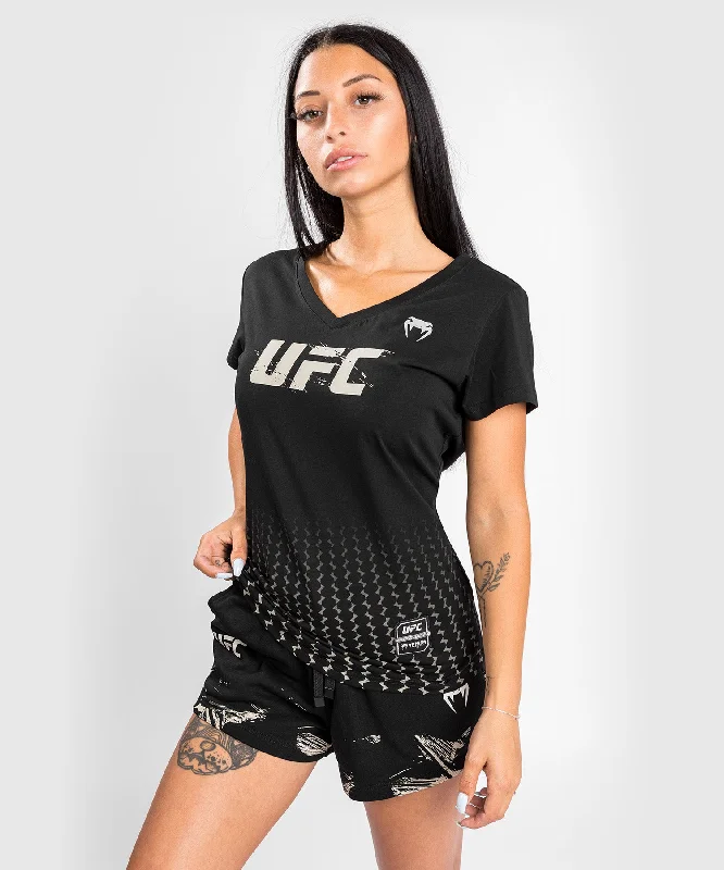 UFC Venum Authentic Fight Week 2.0 Women’sShort Sleeve T-Shirt - Black Rayon Fabric Velvet Fabric Corduroy Fabric UFC Venum Authentic Fight Week 2.0 Women’sShort Sleeve T-Shirt - Black Rayon Fabric Velvet Fabric Corduroy Fabric