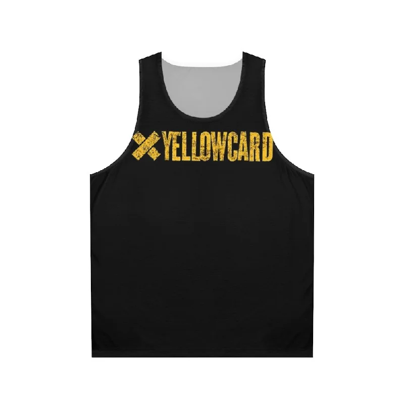 Yellowcard Unisex Tank Top | Band Merchandise Music Apparel graphic tank top