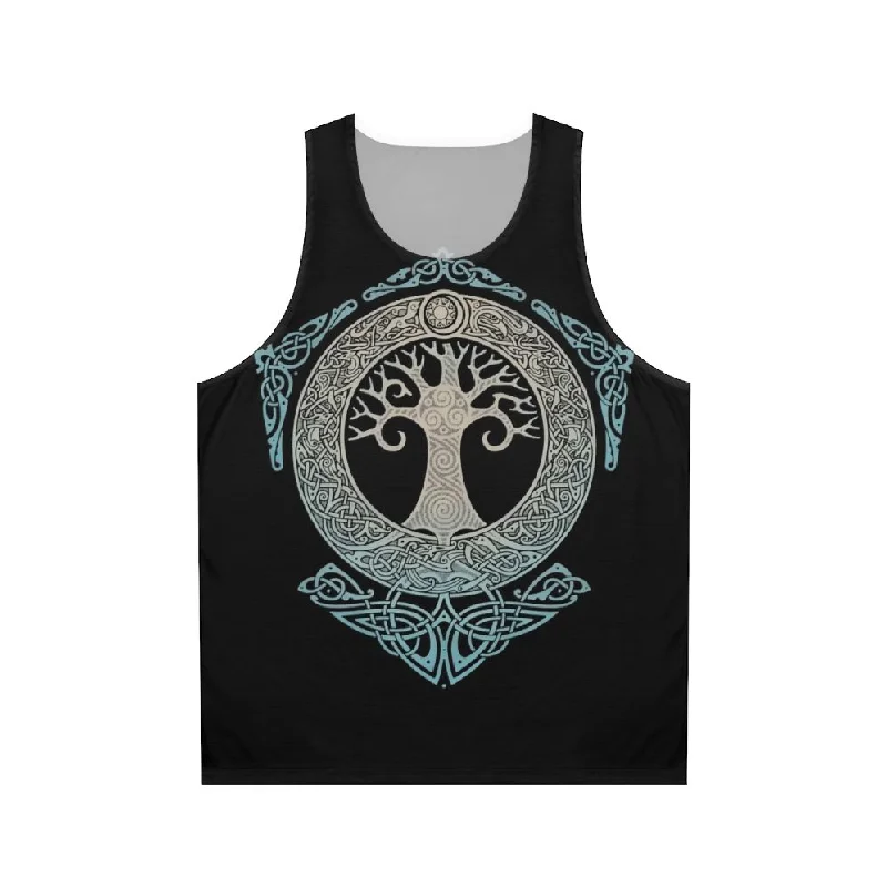 Yggdrasil Tree of Life Unisex Tank Top | Nordic Mythology Apparel adorable tank top