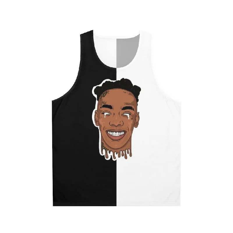 YNW Melly Bipolar Unisex Tank Top | Hip-Hop Fashion long tank top