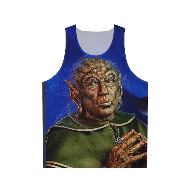 Unisex Yogurt-Inspired Sci-Fi Parody Tank Top bold tank top