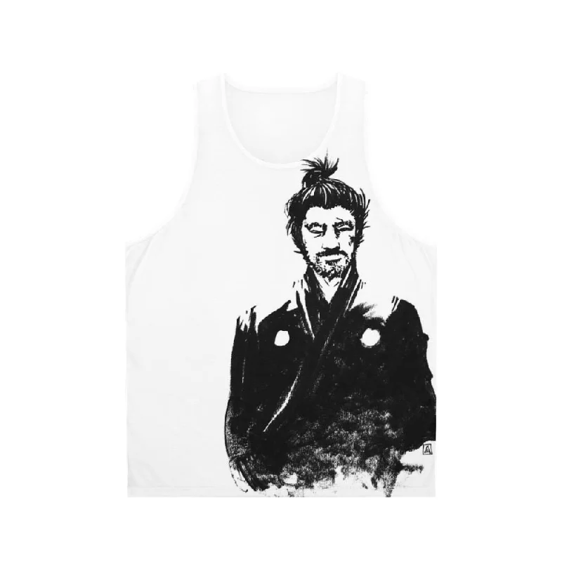 Classic Yojimbo Unisex Tank Top: Samurai Style from Japanese Cinema cozy tank top