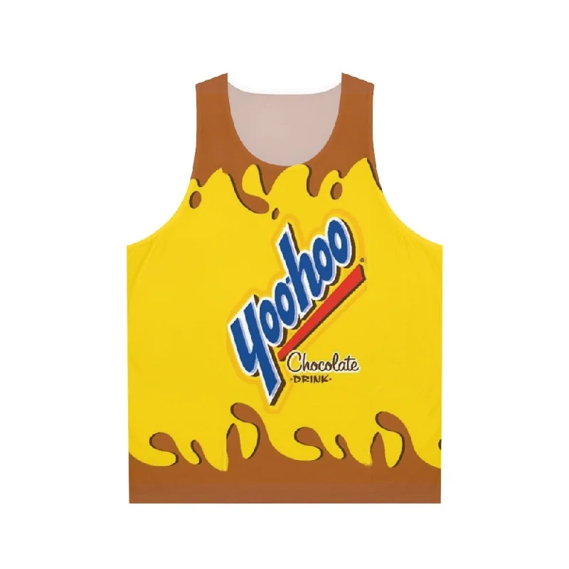 Retro Yoohoo Chocolate Milk Unisex Tank Top for 90s Babies mesh tank top