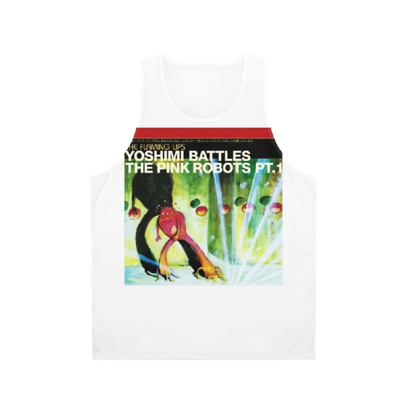 Yoshimi Battles The Pink Robots Unisex Music Tank Top slim fit tank