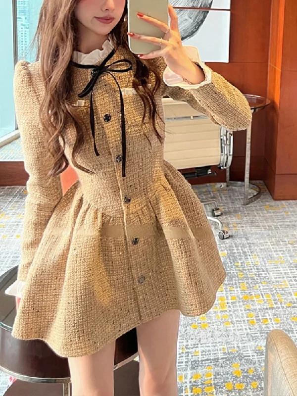 Zjkrl - Autumn Elegant Y2k Mini Dress Women Casual Vintage Short Party Dress Female Long Sleeve One Piece Dress Korean Fashion Tunics Trendy modern Zjkrl - Autumn Elegant Y2k Mini Dress Women Casual Vintage Short Party Dress Female Long Sleeve One Piece Dress Korean Fashion Tunics Trendy modern