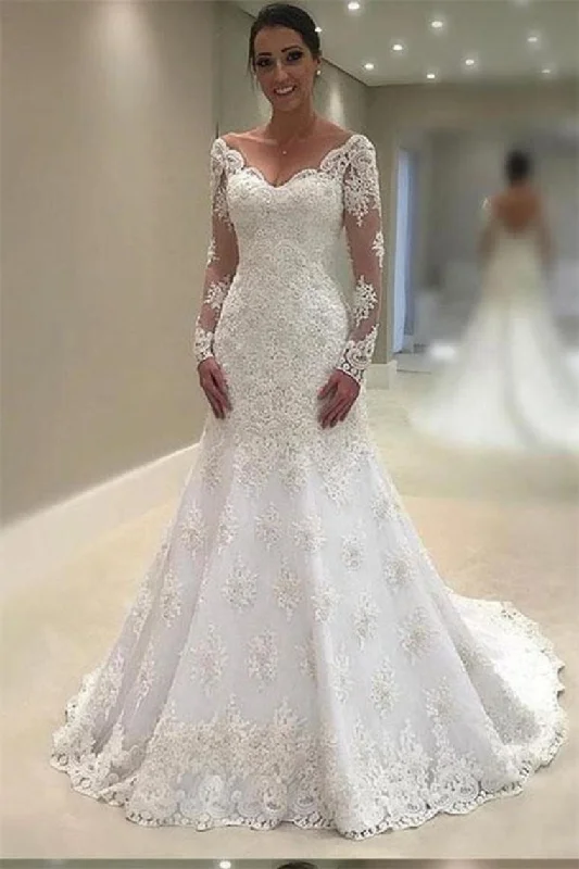 Charming Long Sleeves Memriad Ivory Lace Long Wedding Dresses Bridal Gowns Tunics Summer linen Charming Long Sleeves Memriad Ivory Lace Long Wedding Dresses Bridal Gowns Tunics Summer linen