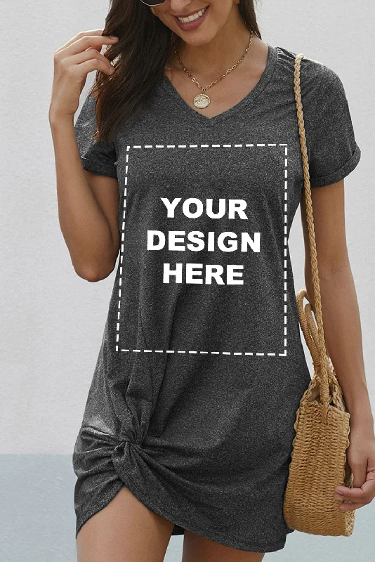 The Triblend Side Knot Dress Tunics Practical easy-care