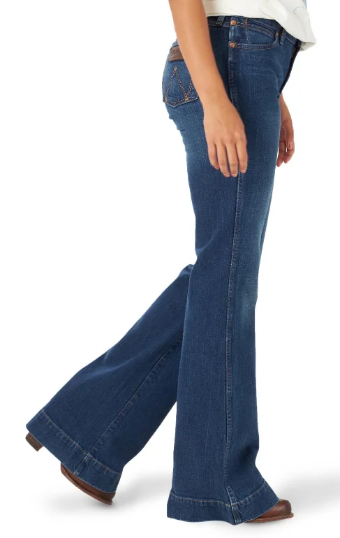 Women's Wrangler Rooted USA High Rise Trouser Jean #112314405 Trousers Polka Dot Cute