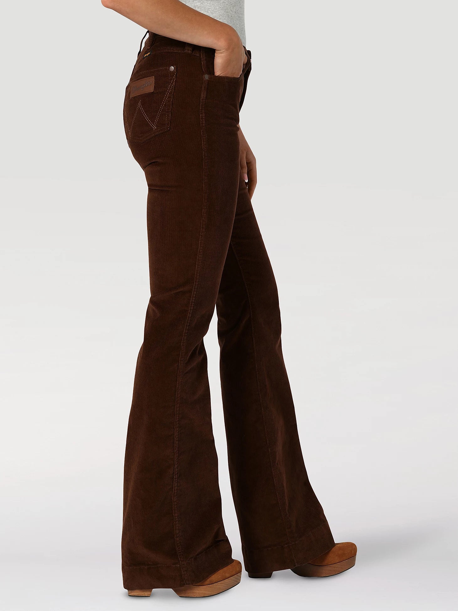 Women's Wrangler Retro High Rise Corduroy Trouser Jean #112336740 Trousers Vintage Classic