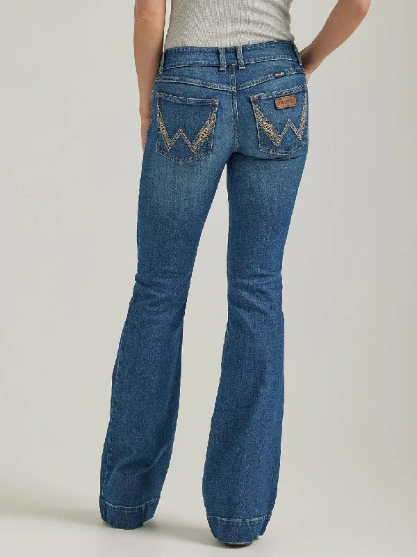 Women's Wrangler Retro Sadie Trouser Jean #112338907 Trousers Print Floral