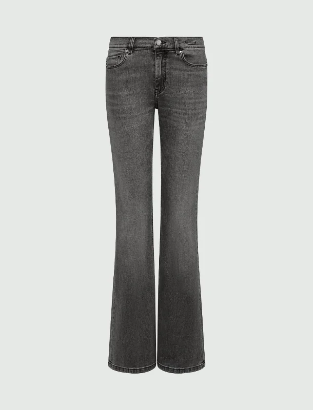 Bootcut Denim Trousers Trousers Harem Relaxed Fit