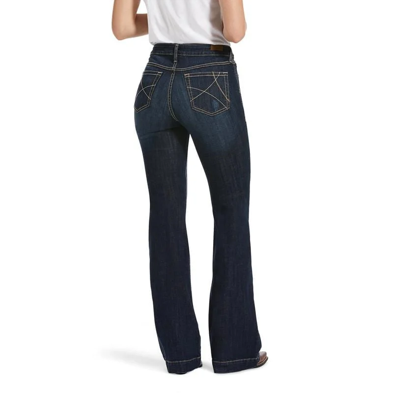 Ariat Womens High Rise Slim Leg Ella Trouser Trousers Evening Elegant