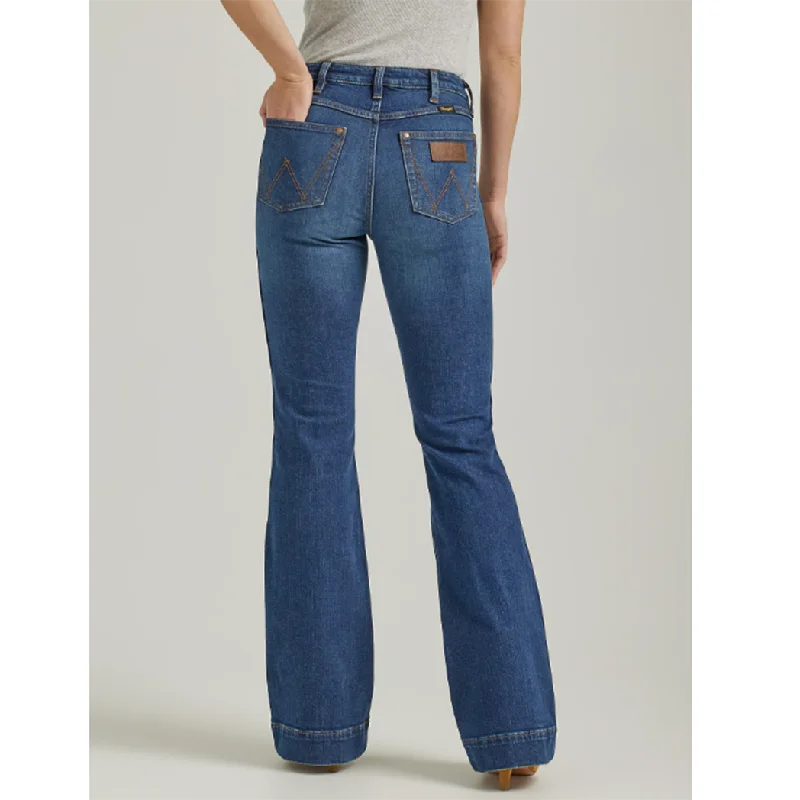 Wrangler Gabriella Bailey Trouser Trousers Fleece Cozy